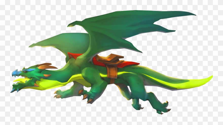 Look Out Here Comes The Dragon - Animal Figure Clipart