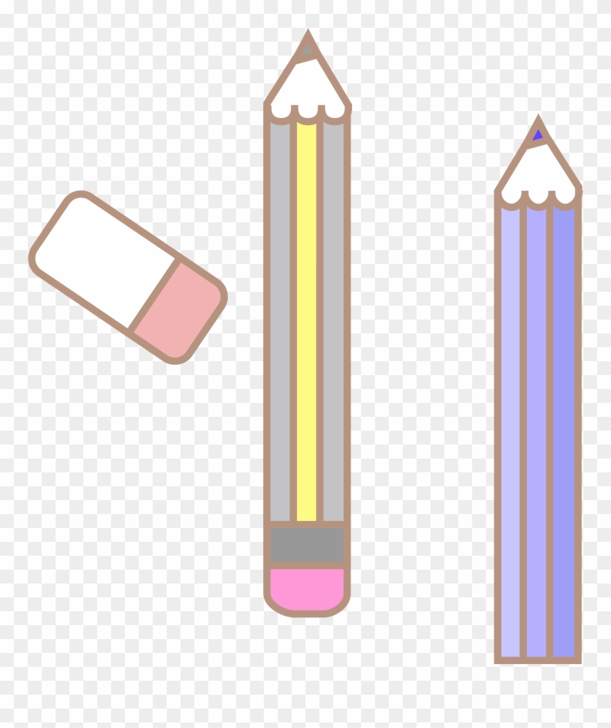 Drawing Candle Eraser - Eraser Clipart