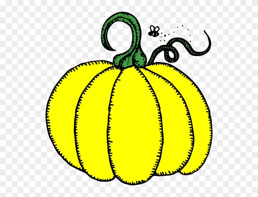 Yellow Pumpkin Clip Art At Clker - Cafepress Pumpkin Baby Blanket - Png Download