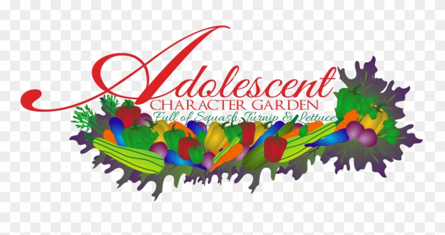 Welcome To The Adolescent Character Garden - Guest Room - Handmade Shabby Chic Wooden Sign / Plaque Clipart