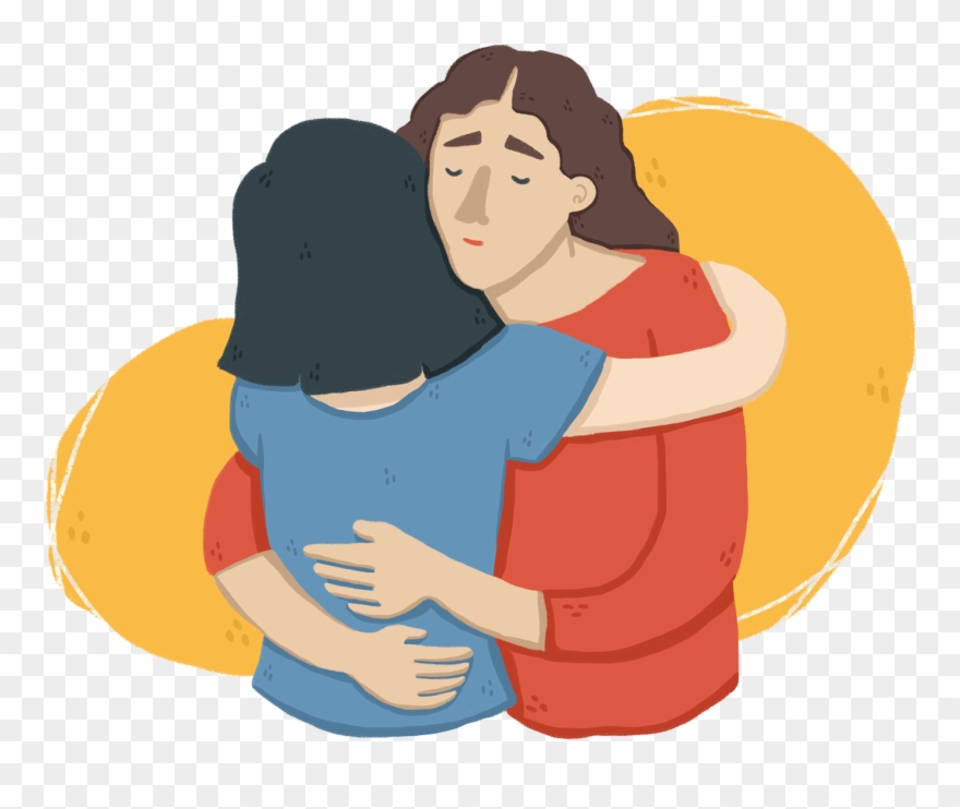 Friends Helping Each Other Out - Love Clipart