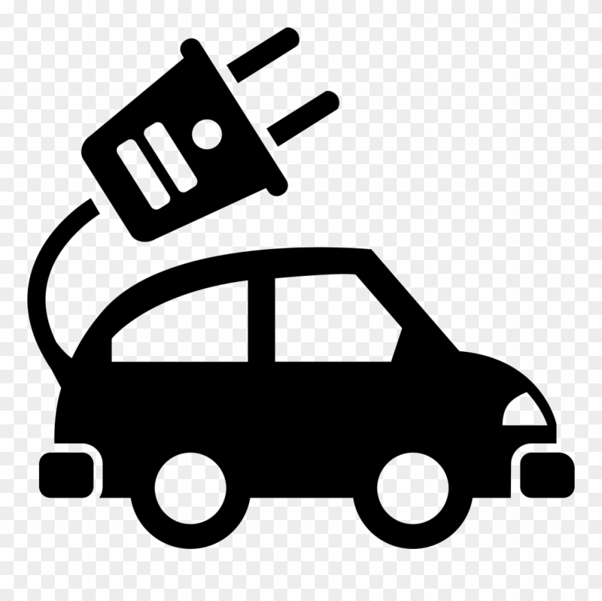 Electric Car Ecological Transport Comments - Battery Electric Vehicle Icon Clipart