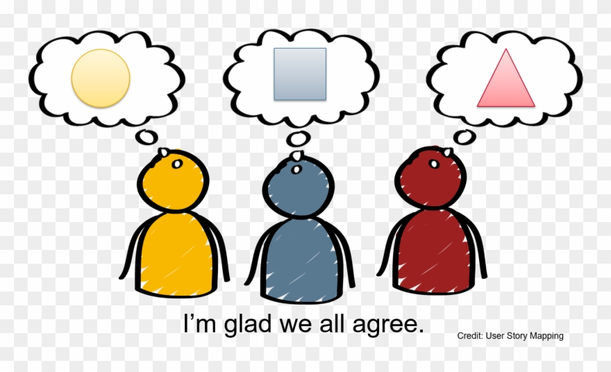 Writing User Stories It S About The Conversation An - I M Glad We All Agree Requirements Clipart