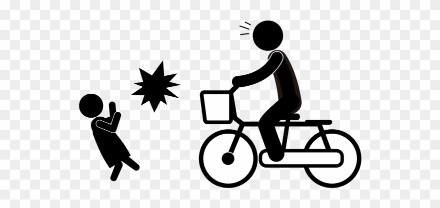 Burn Injuries To Girls - Delivery Bike Png Free Clipart