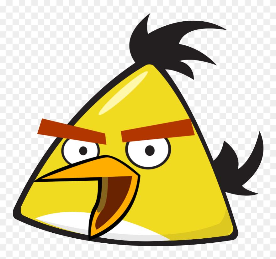 Желтая Птица Из Angry Birds Злые Птицы - Angry Bird Yellow Clipart