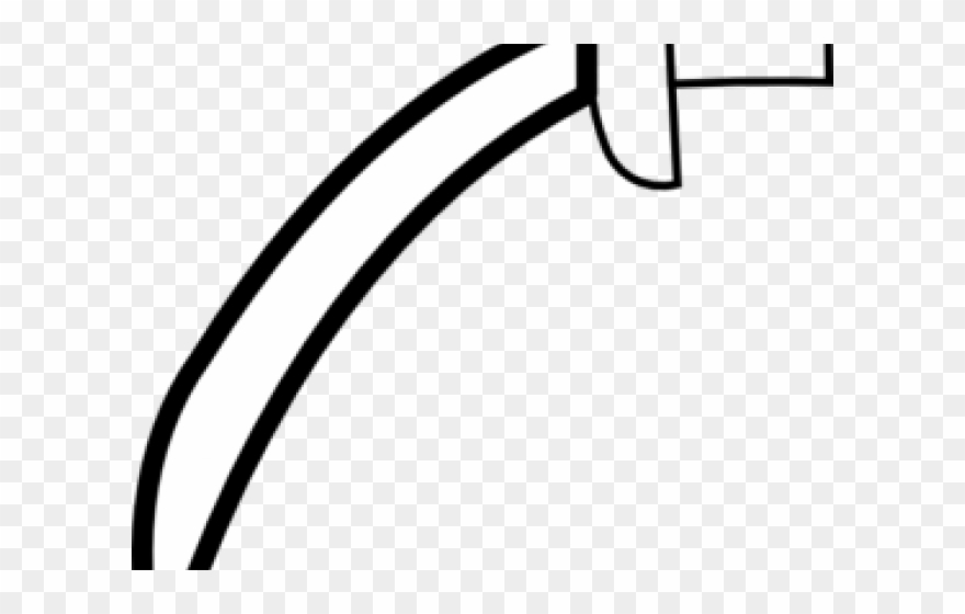 Sword Clipart Outline - Sword - Png Download