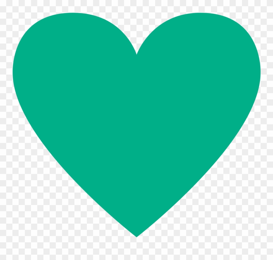 Teal Heart Cliparts 8, Buy Clip Art - Mint Green Heart Png Transparent Png