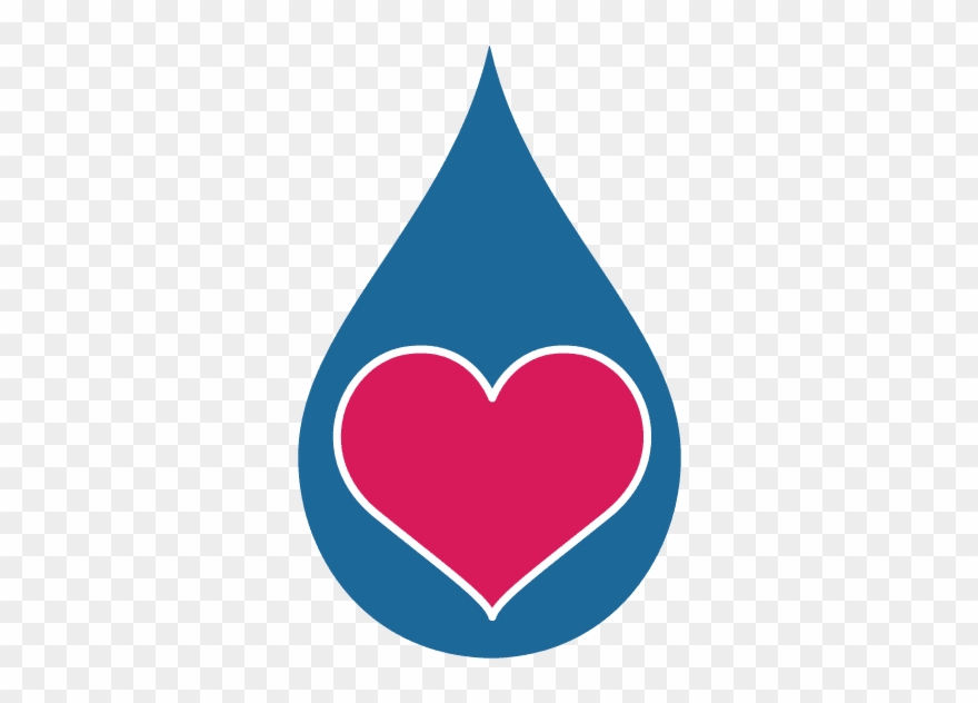 We Love Saving Water - We Love Water Logo Clipart