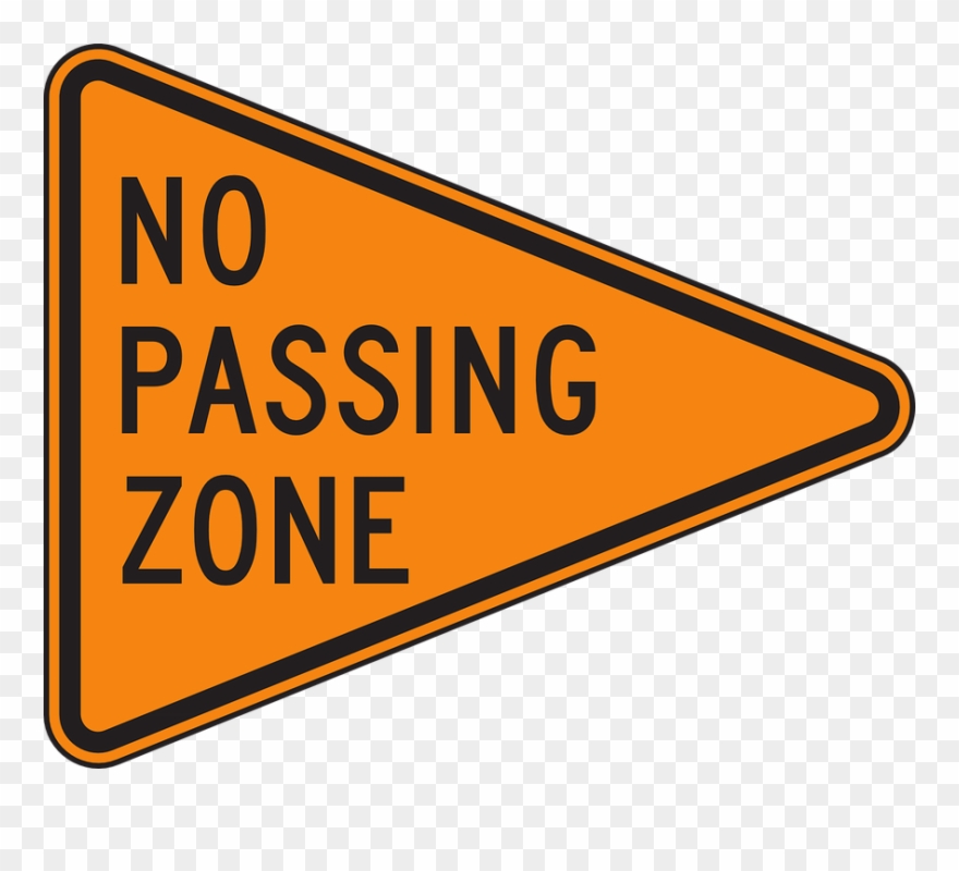 Vip Pass Cliparts 11, Buy Clip Art - No Passing Zone Sign - Png Download