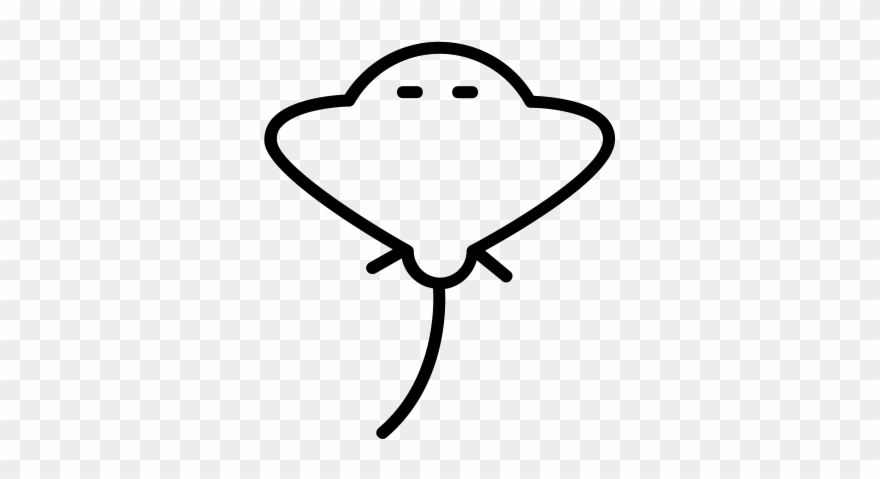 Stingray Rubber Stamp - Stingray Clipart