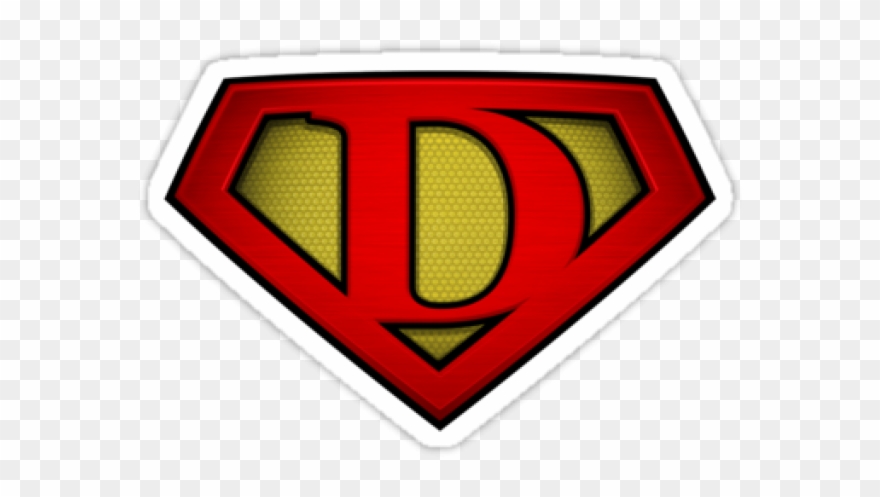 Superman Logo Clipart Super Power - Superman Logo With D - Png Download
