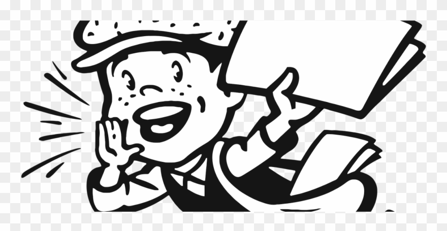 12, - News Paper Clip Art - Png Download