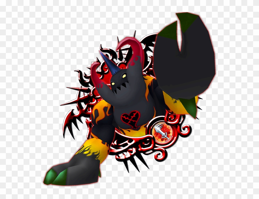 Destroyer Behemoth - Axel Kingdom Hearts Png Clipart