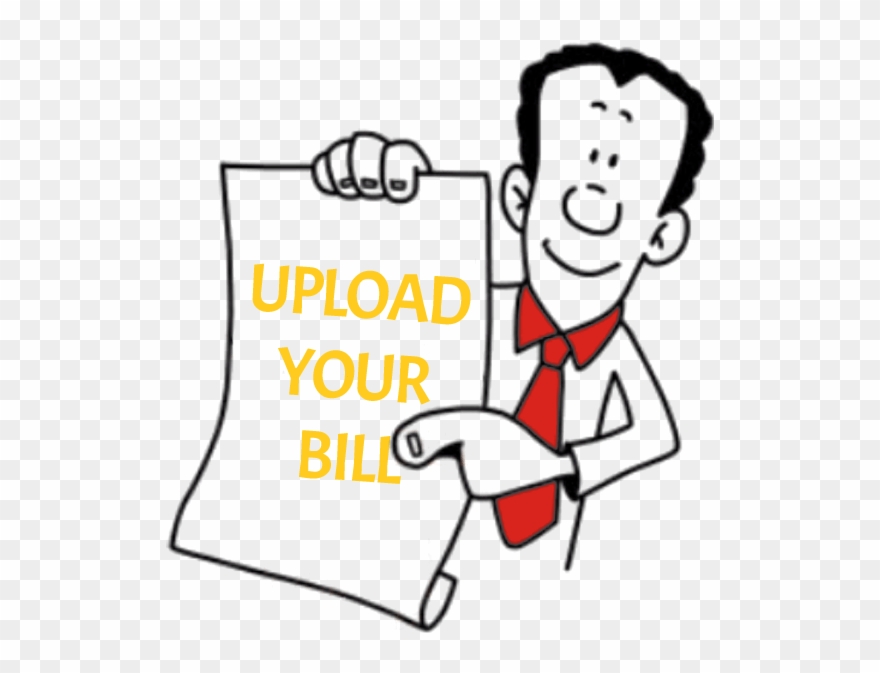 Upload Your Bill And Save On Power Consumption - Upload Bill Clipart