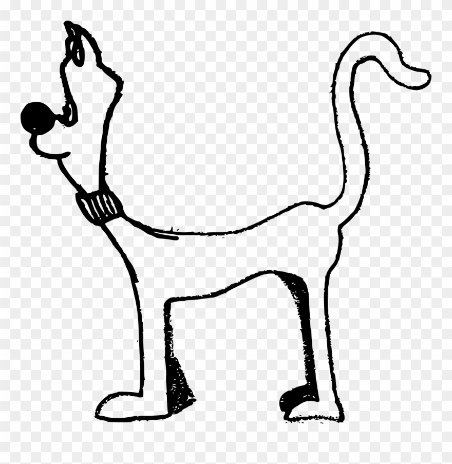 Funny Dog Svg Free Stock - Dog Clipart