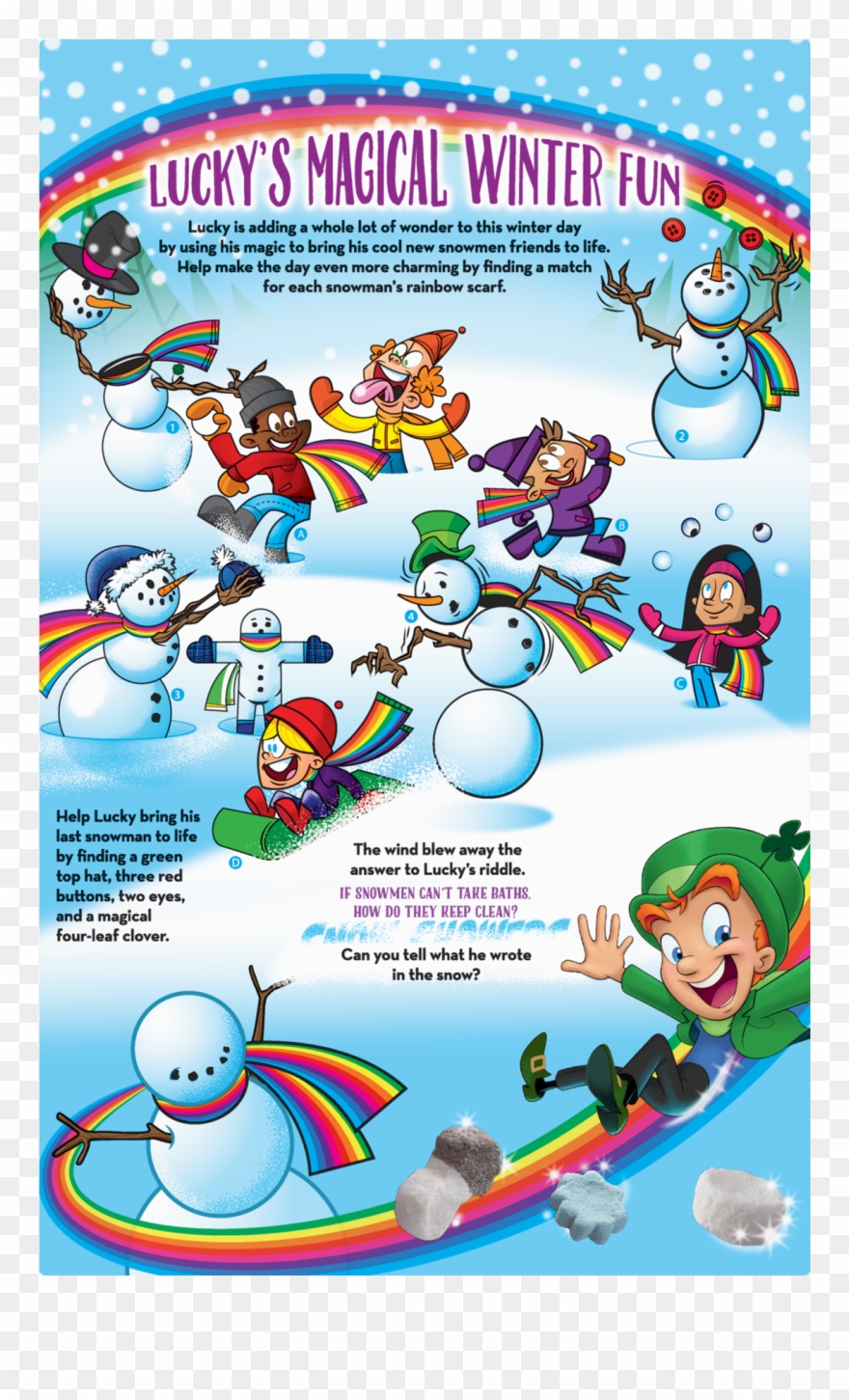 Special Edition Chocolatey Winter Lucky Charms Cereal, - Cinnamon Vanilla Lucky Charms Clipart