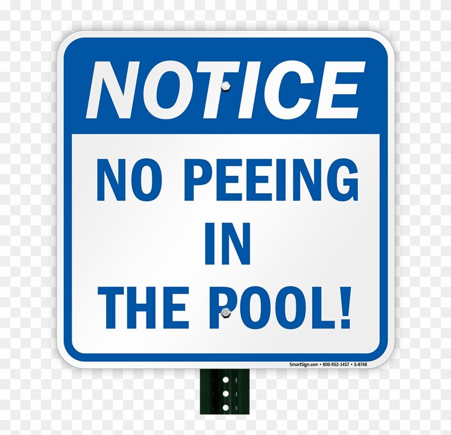 No Peeing In The Pool Sign Sku S - No Soliciting By Appointment Only Clipart