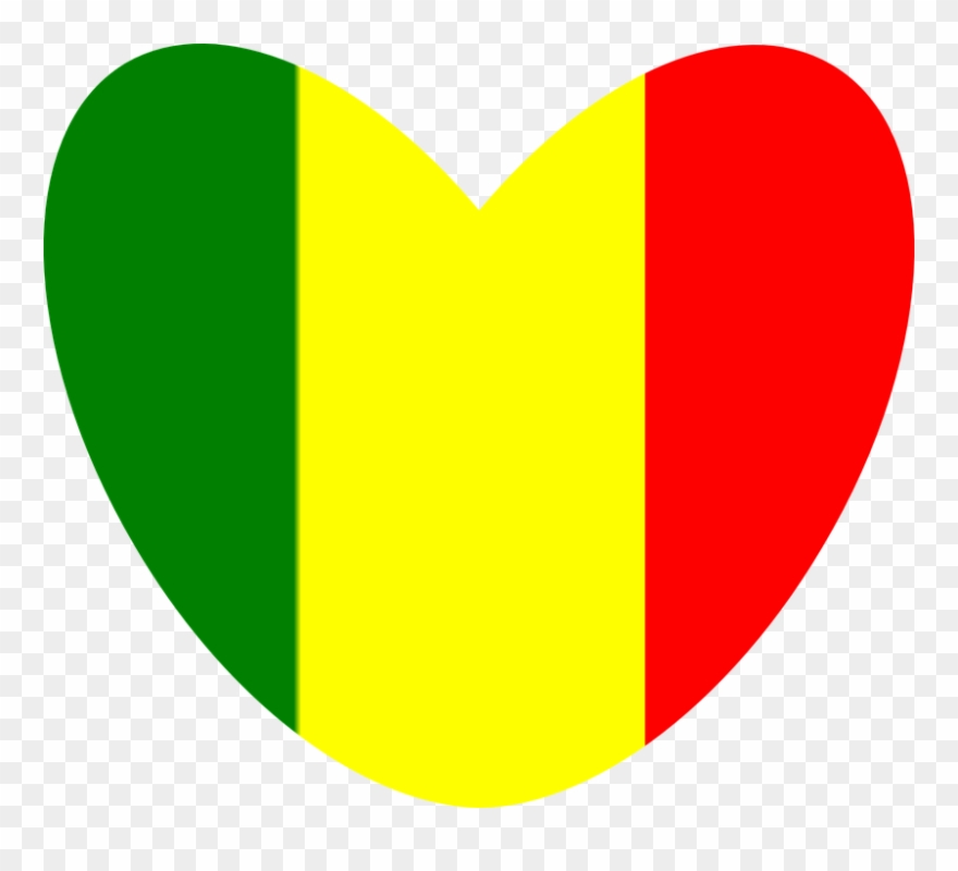 Rasta Flag Sticker Jamaica Represent Rastafarimovement - Reggae Heart Clipart