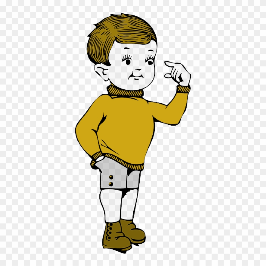 Pin People Outline Clip Art - Flash Card Of Boy - Png Download