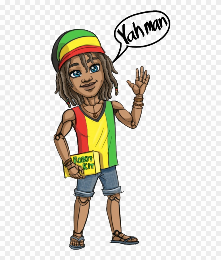 Presenting Rasta Robot- The Ever Lively, Cross Cultural, - Robot Clipart