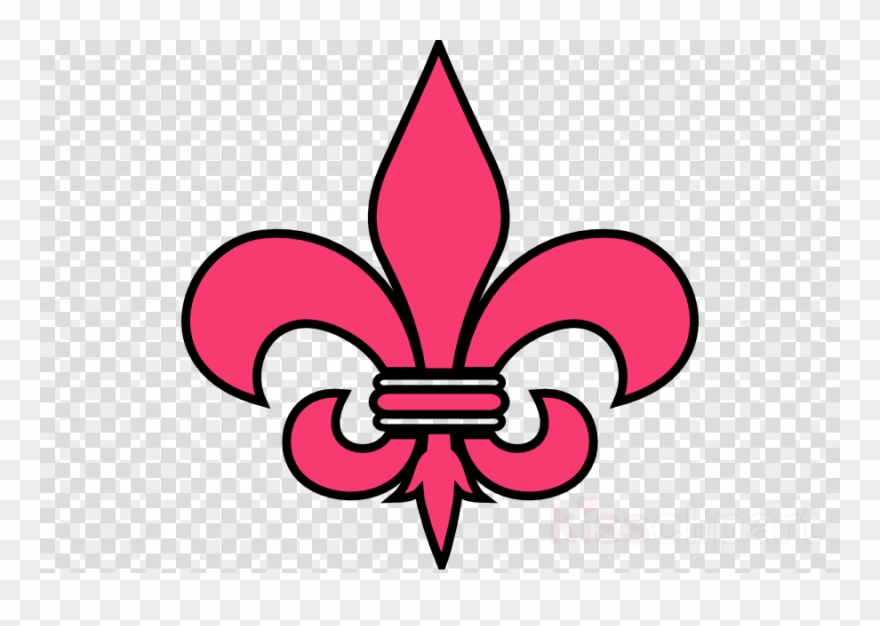 Santa Teresa High School Clipart New Orleans Saints - Pink Fleur De Lis - Png Download