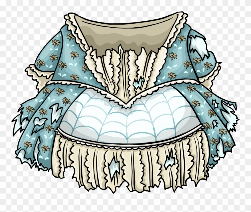 Masquerade Ball Gown Clipart