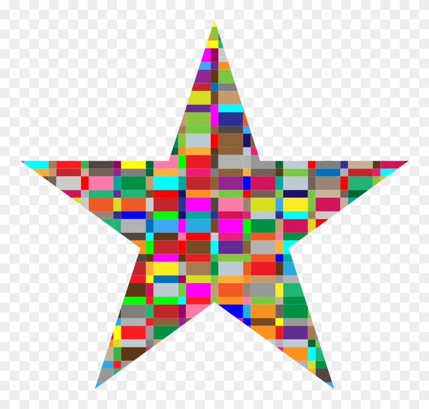 Medium Image - Vintage Red Star Clipart