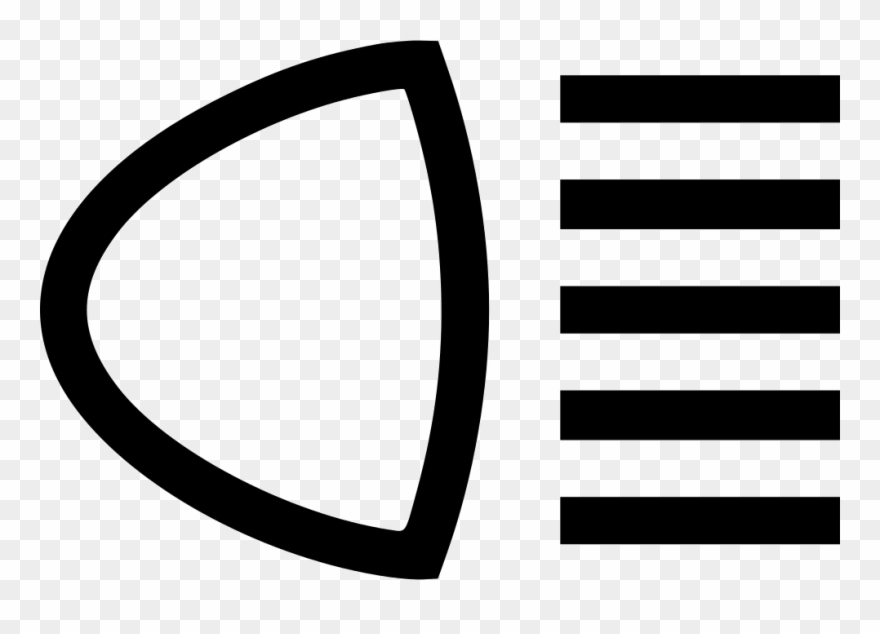 Headlight Main Beam Comments - Headlamp Clipart