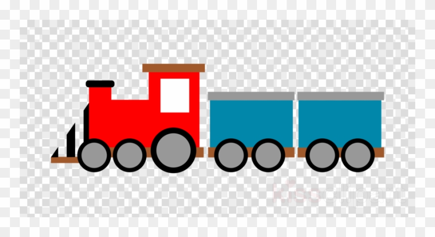 Download Red And Blue Train Clip Art Clipart Train - Laptop Phone Tablet Mockup - Png Download