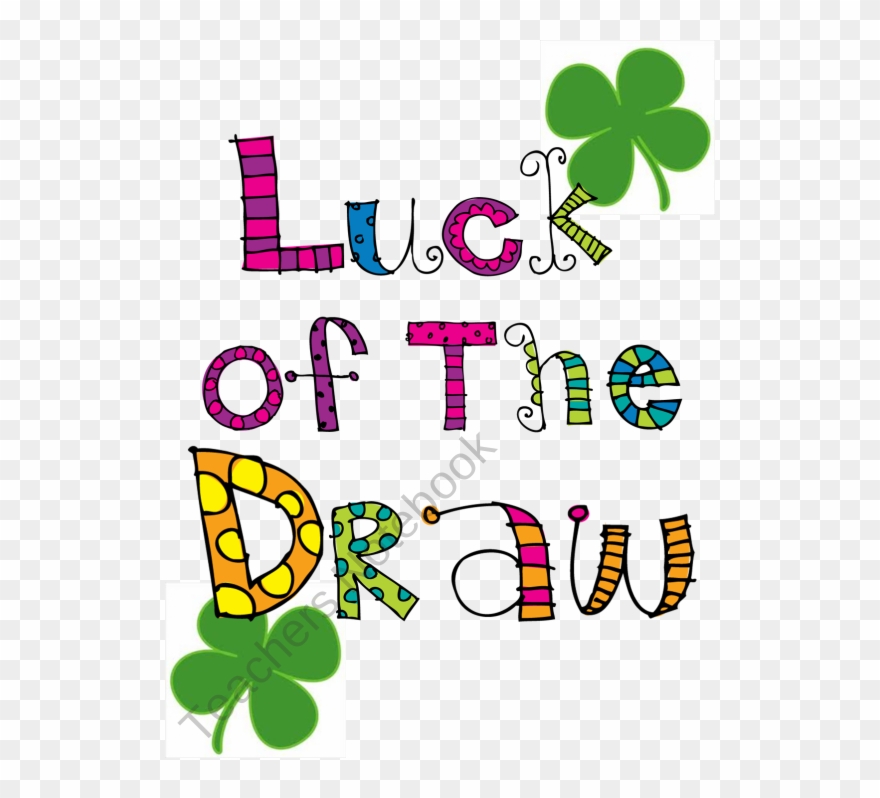 Luck Of The Draw A Decimal Fraction Game Product From Clipart