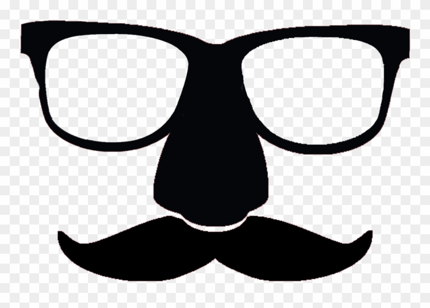 Moustache Clipart Goggles - Png Download