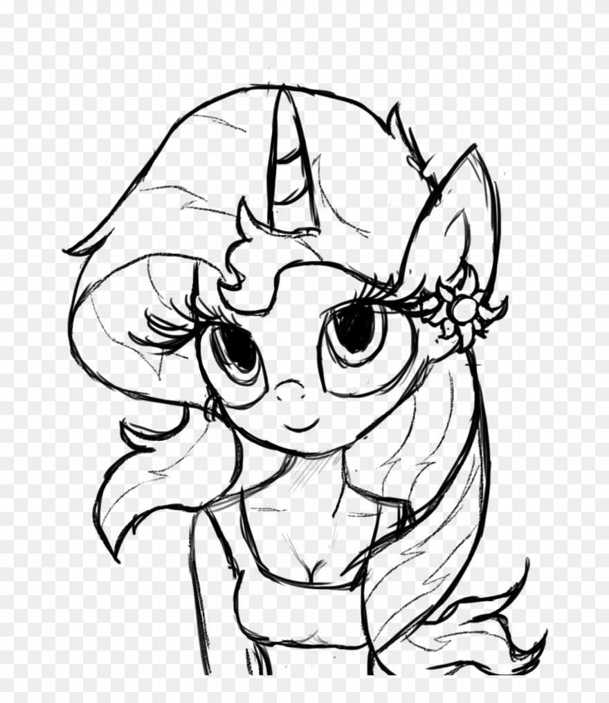 Drawing At Getdrawings Com Free For X - Equestria Girl Coloring Pages Sunset Shimmer Clipart