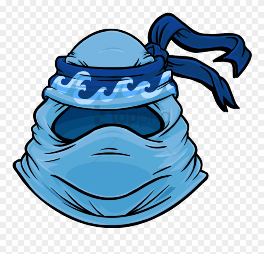 Torrent Mask Icon - Mascara Ninja Club Penguin Clipart