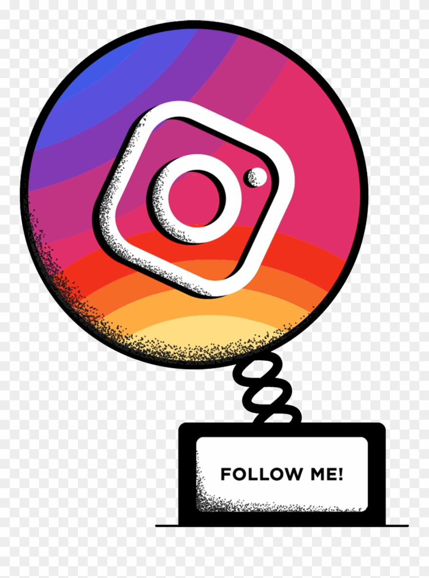 Instagram Follow Sticker - Instagram Follow Me Gif Clipart