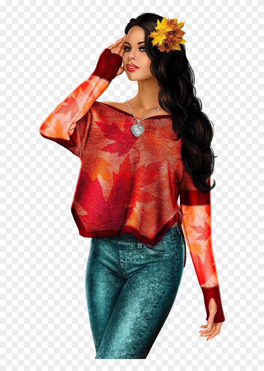 3d Girl, Tube, Clip Art, Women, Illustrations - Clip Art - Png Download