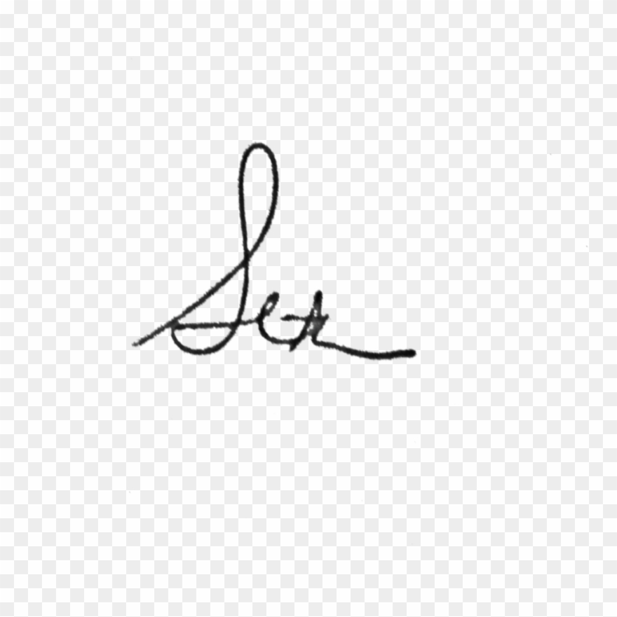 Signature Clipart