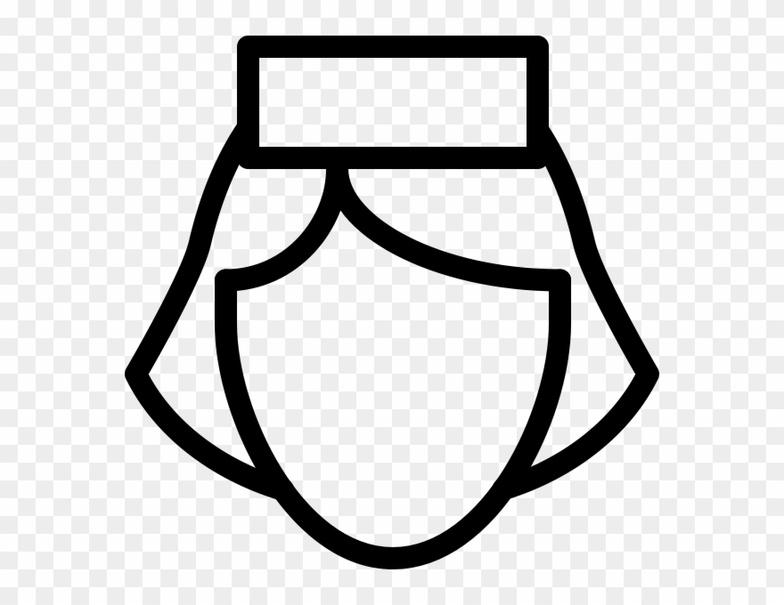 Nurse Rubber Stamp - Nurse Icon White Png Clipart