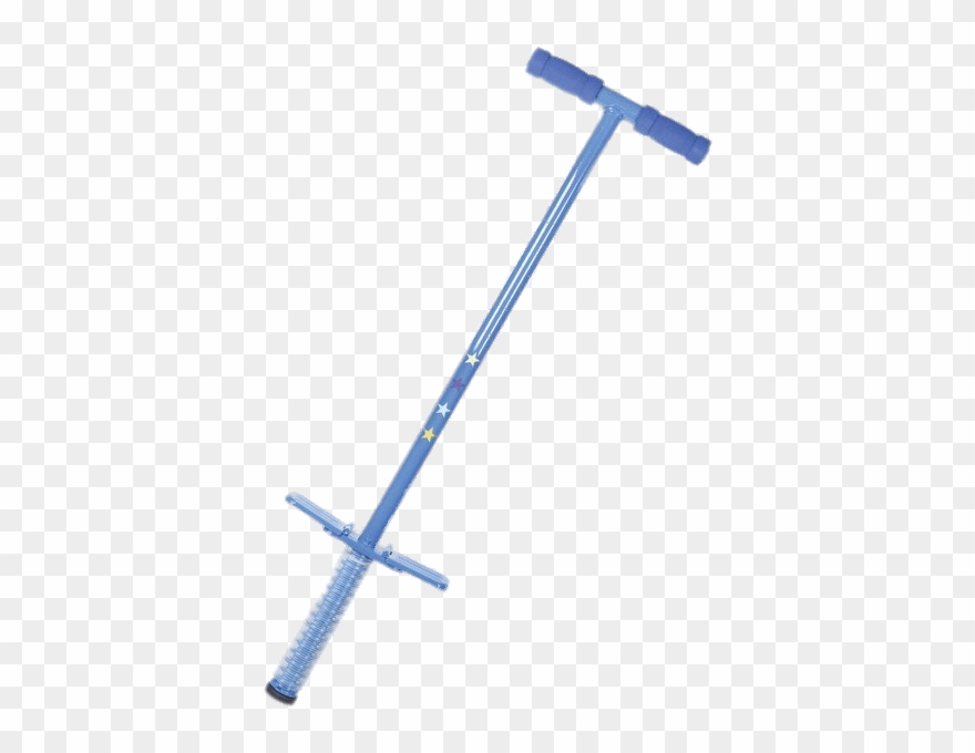 Blue Pogo Stick - Tobar Pogo Stick Clipart
