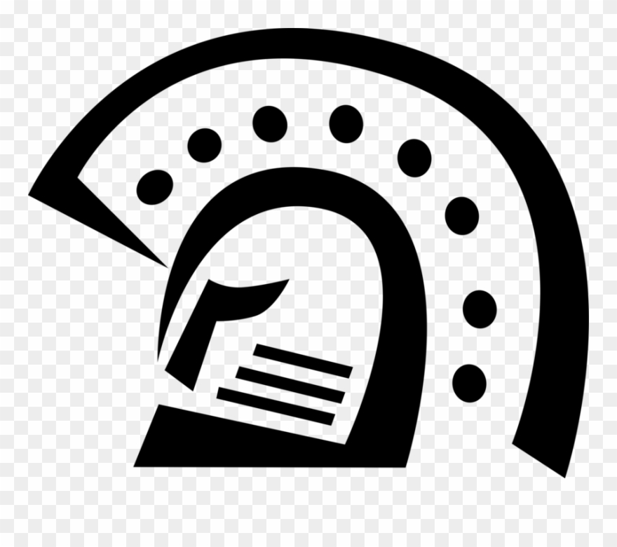 Vector Illustration Of Roman Centurion Guard Warrior Clipart