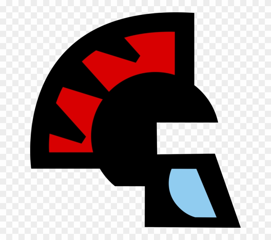 Vector Illustration Of Roman Army Centurion's Helmet Clipart