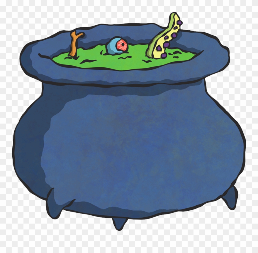 The Magic Pot Story In English, The Magic Porridge - Witch Potion Cartoon Clipart