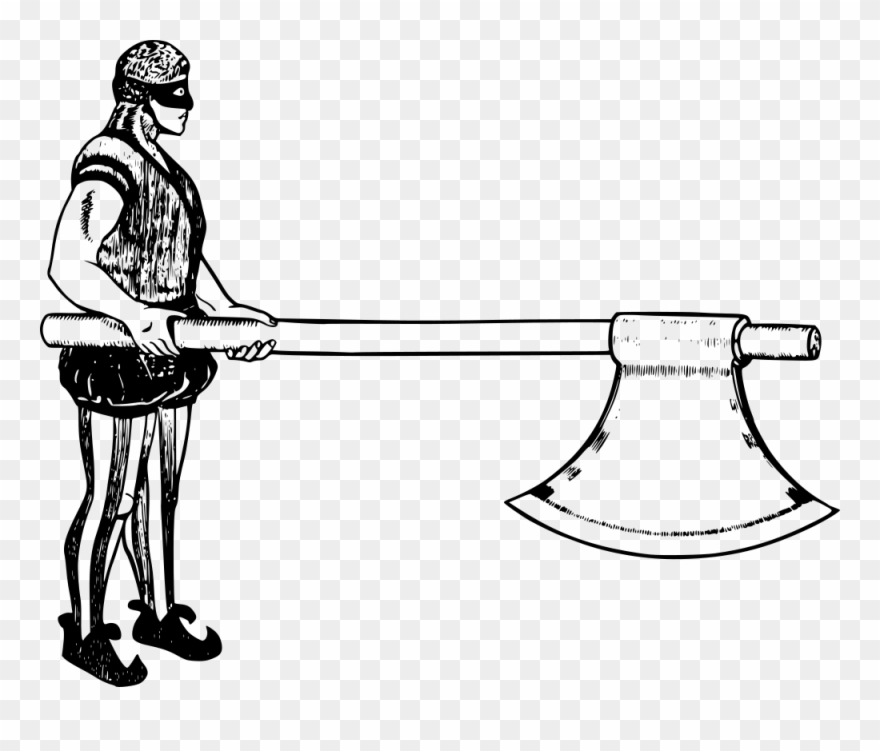 Executioner - Executioner Axe Clip Art - Png Download