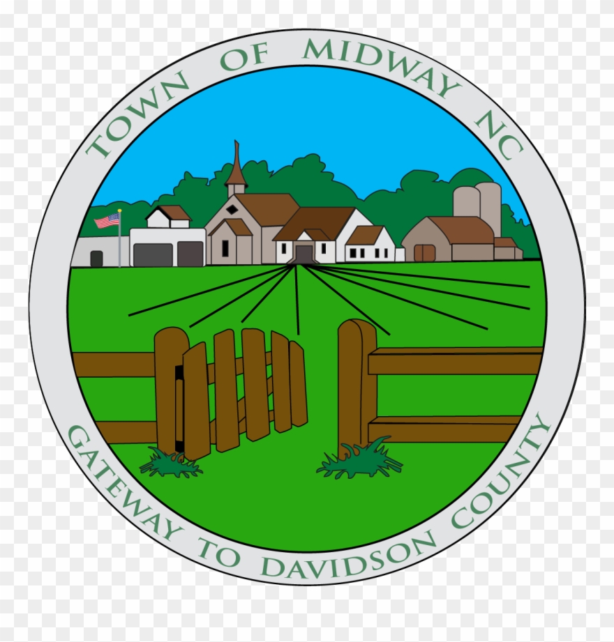 The Town Of Midway - Circle Clipart