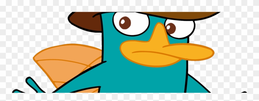 One Time, At A Cryptocurrency Conference - Perry El Ornitorrinco Sticker Clipart