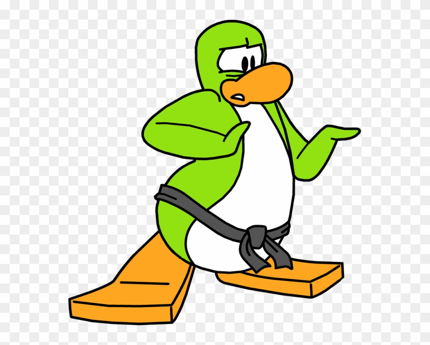 Image Result For Club Penguin Lime Green - Club Penguin Lime Green Penguin Clipart