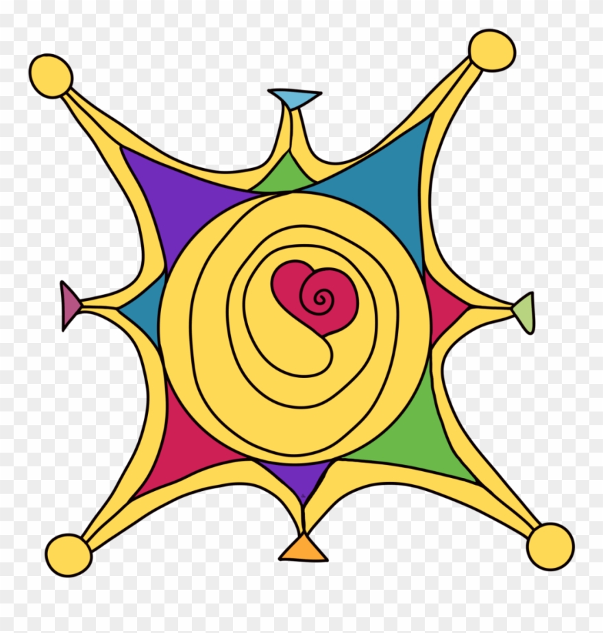 A Heart Compass Is A Guide From The Heart, Spiraling Clipart