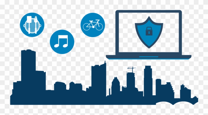 Austin - Austin Skyline Art Clipart