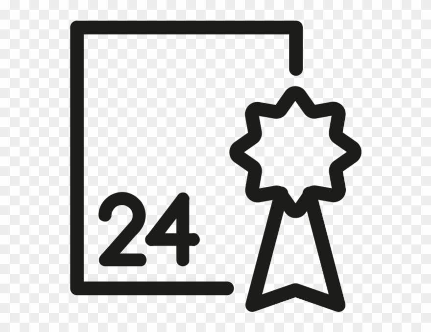 2 Year Warranty - Sign Clipart