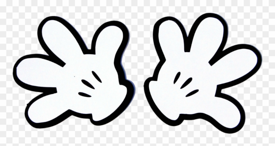 Hand M O Luvas Gloves Report Abuse - Mickey Gloves Clipart