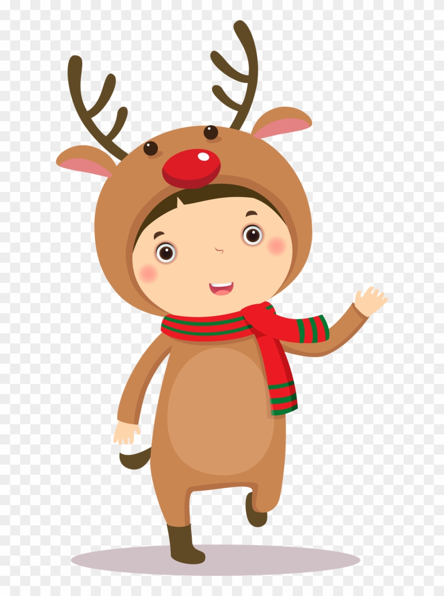 Christmas Kids Clipart - Png Download